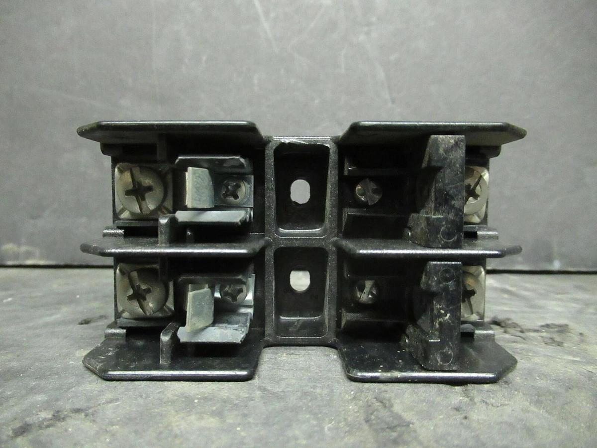 Used LOT OF 3 BUSSMAN FUSE HOLDER BC6032P FOR 30 AMP 600 V CLASS CC FUSES ONLY