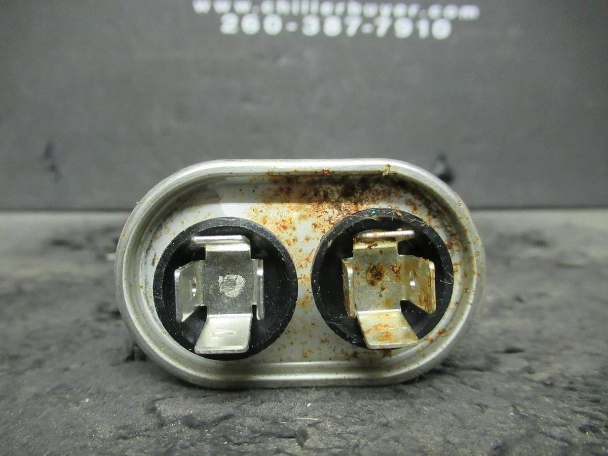 Used GENTEQ NON PCB CAPACITOR 10 uF 97F8059 370 VAC ELECTROLYTIC GENERAL ELECTRIC