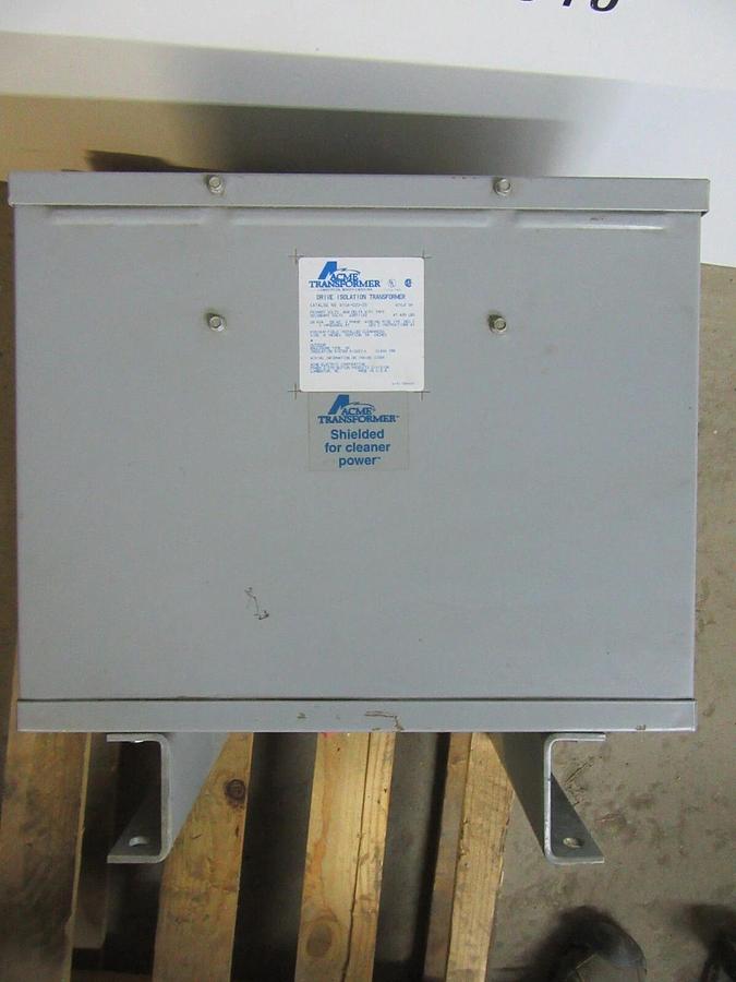 Used ACME 3R TRANSFORMER DTGA-020-2S 20 KVA PRI: 460 VOLT SEC: 230 VOLT 3-PHASE