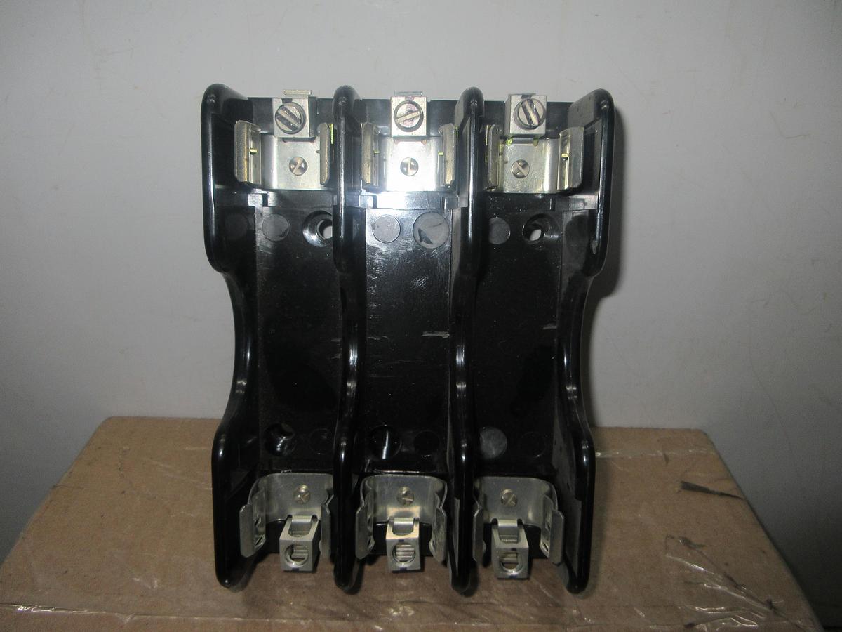 Used MARATHON FUSE HOLDER 6R60A3B 600 VOLT 60 AMP FOR CLASS R FUSES