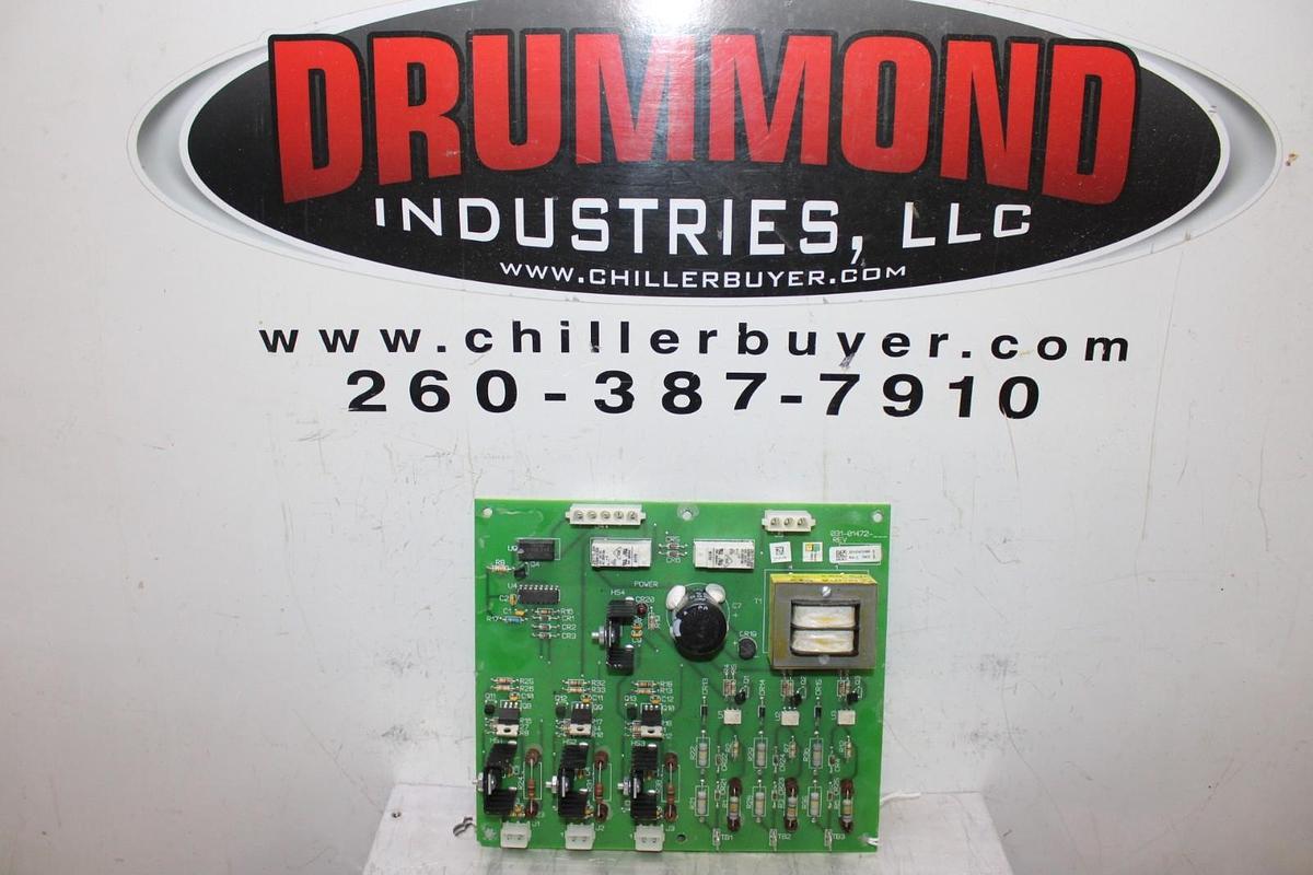 Used YORK CHILLER SCR LOGIC TRIGGER CIRCUIT BOARD 031-01472-000 REV. L **WARRANTY**