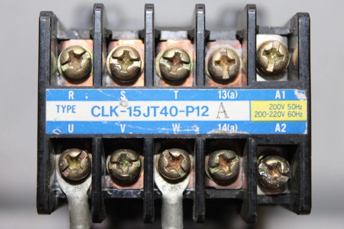 Used TOJAMI MAGNETIC SWITCH STARTER T-11J-S50 4.2 AMP W/ CLK-15JT40-P12 RELAY