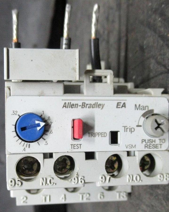 Used ALLEN BRADLEY OVERLOAD RELAY 193-EA2CB SER. B 0.32-1 AMP **WARRANTY**
