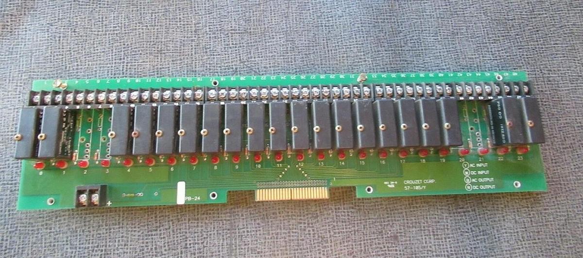 Used CROUZET CORP CIRCUIT BOARD 57-105/Y **WARRANTY INCLUDED**