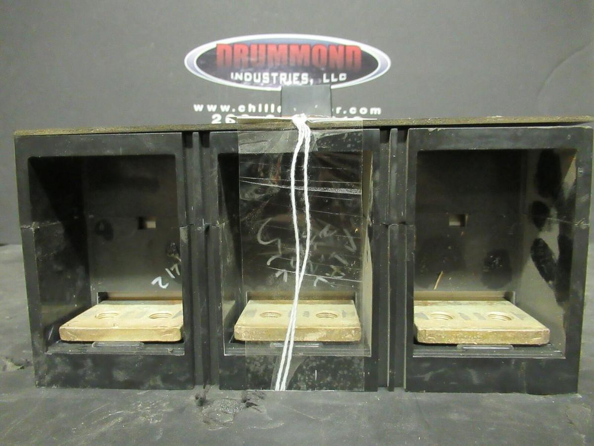 Used SQUARE D DC CIRCUIT BREAKER MHL3650032DC1625 500 AMP 600 VDC W/ UVR & AUX SWITCH