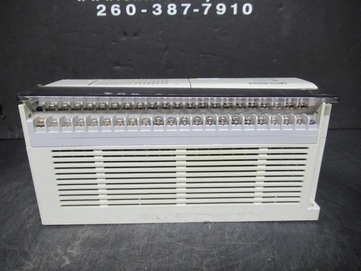 Used MITSUBISHI PROGRAMMABLE CONTROLLER FXON-60MR-D 24 VDC 24 WATT FX0N-60MR-D