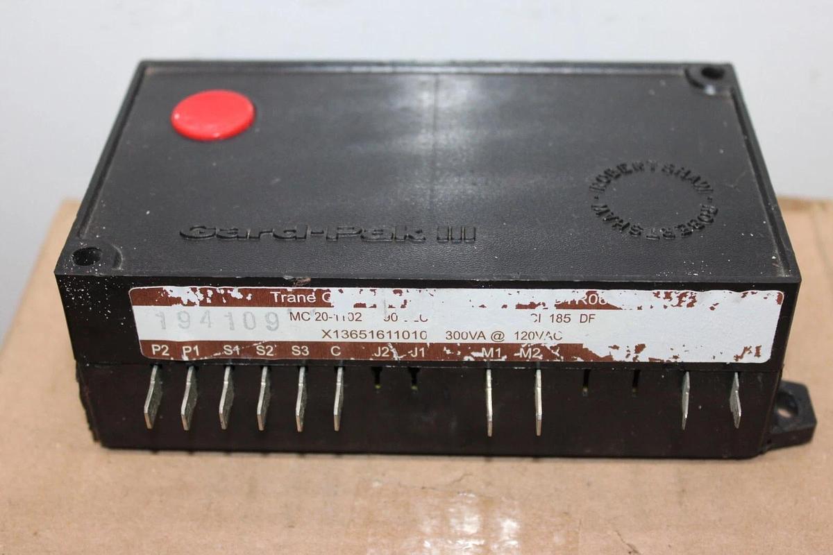 Used TRANE GARD PAK III X13651611010 MC20-1102 300VA @ 120 VAC **WARRANTY**