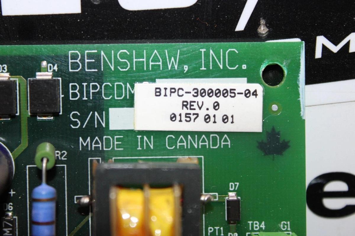 Used BENSHAW STARTER CIRCUIT BOARD BIPC-300005-04 REV. 0 **WARRANTY INCLUDED**