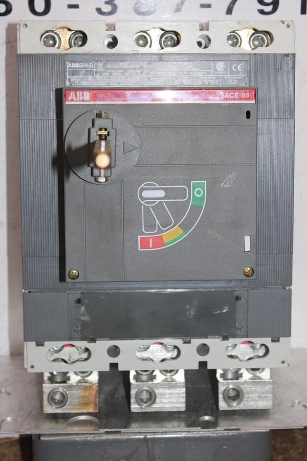 Used ABB MOLDED CASE SWITCH S6H-D 600 AMP 600 VAC 3-POLE S6H **WARRANTY**