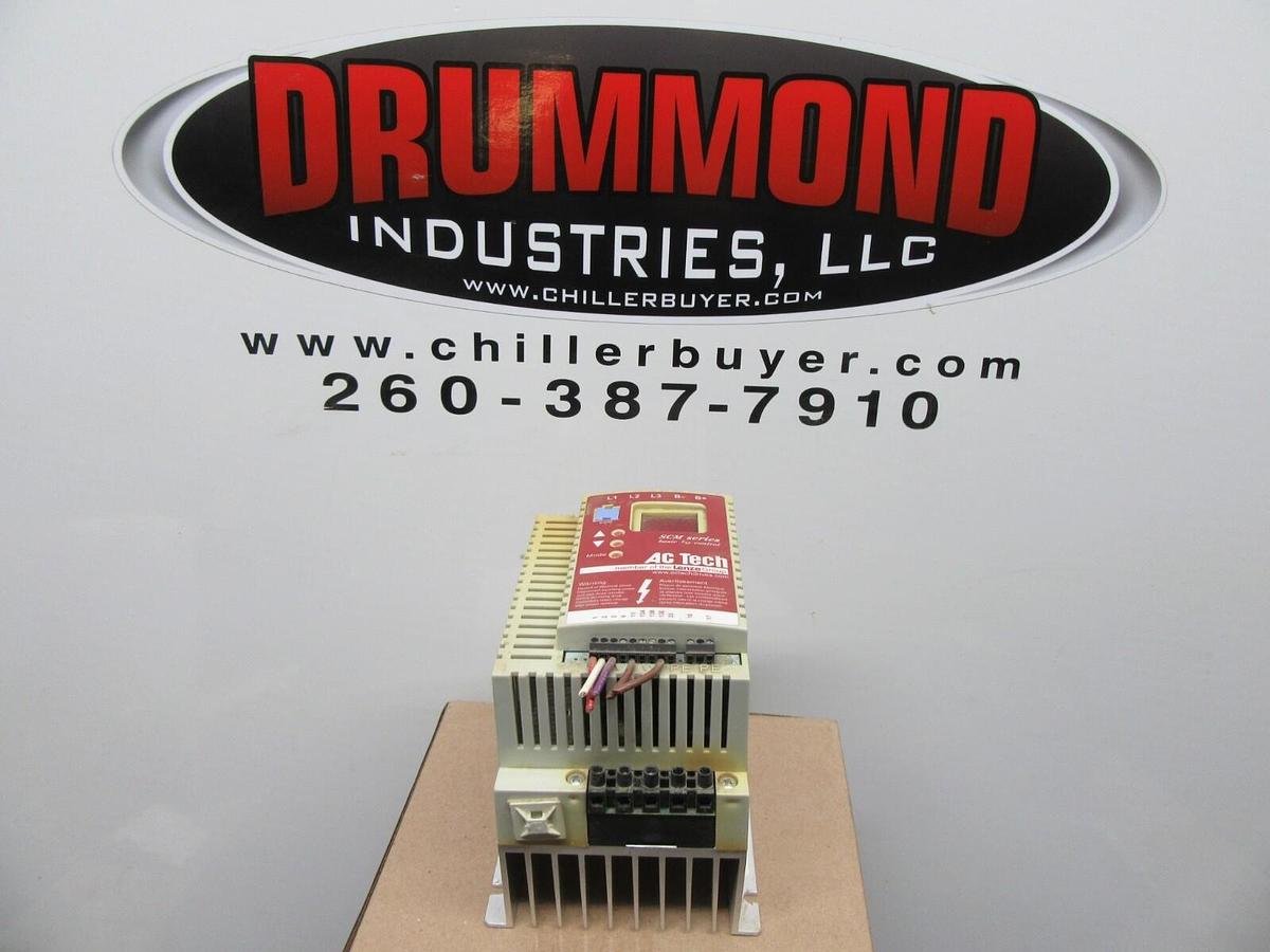 Used LENZE AC TECH VARIABLE AC DRIVE SM430 SCM I/O CONTROL 480 VOLT 3 HP 2.2 KW