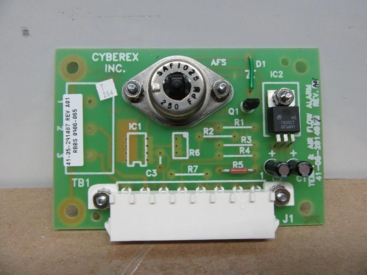 CYBEREX TEMP & AIR FLOW ALARM 41-06-291487 REV. A01 41-25-291487 REV. A01