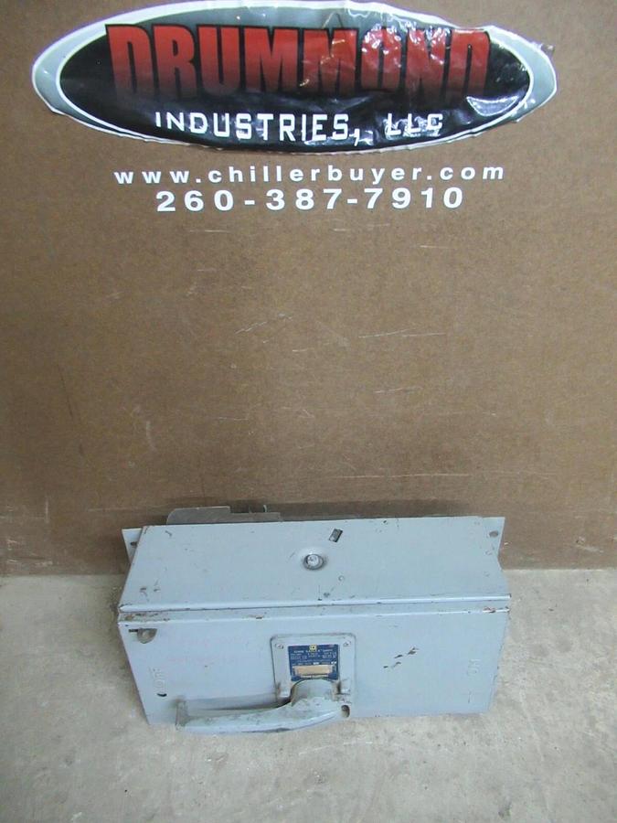 Used SQUARE D QMB SAFLEX UNIT QMB-3620-J 200 AMP 600 VAC 3-POLE 3-PHASE 125 HP