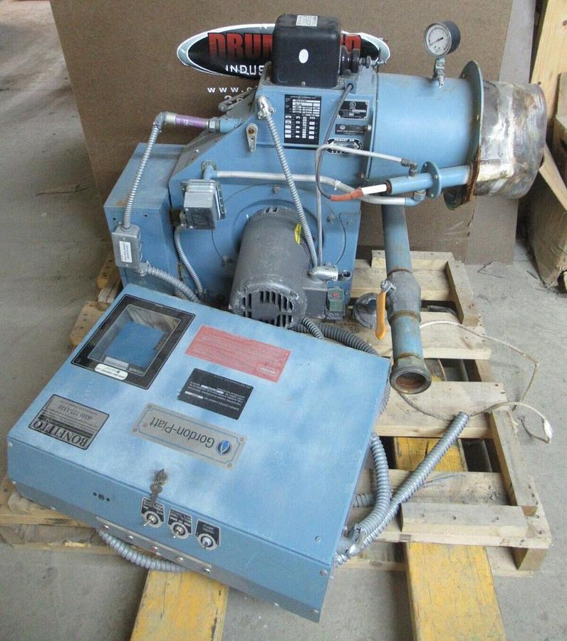 Used GORDON-PIATT NATURAL GAS BURNER TS10.2-G-50 3448 MBH 208 VOLT 14 AMP AR710049