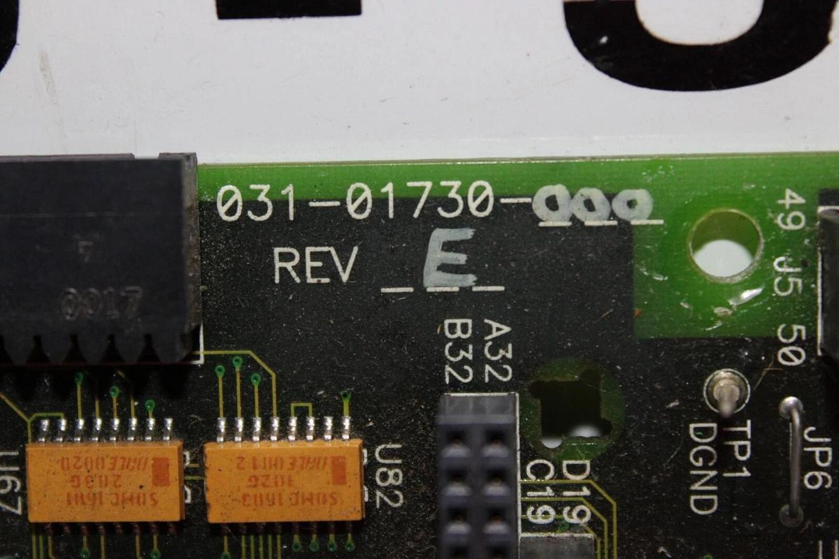 Used YORK HVAC CHILLER CONTROL CIRCUIT BOARD 031-01730-000 REV. E W/ 4MB MEMORY