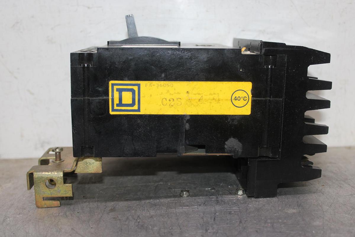 Used SQUARE D I-LINE CIRCUIT BREAKER FA34040 SERIES 2 40 AMP 480 VAC 3-POLE