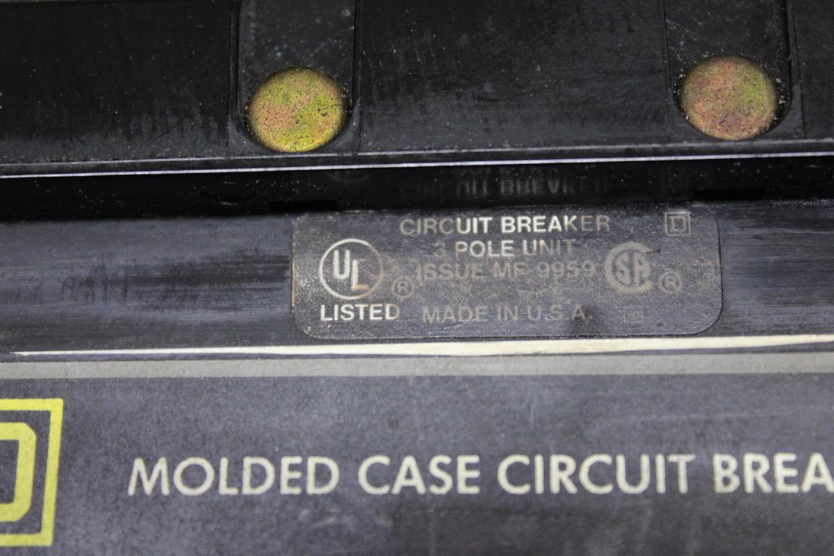 Used SQUARE D I-LINE CIRCUIT BREAKER FA34015 15 AMP 480 VOLT 3-POLE
