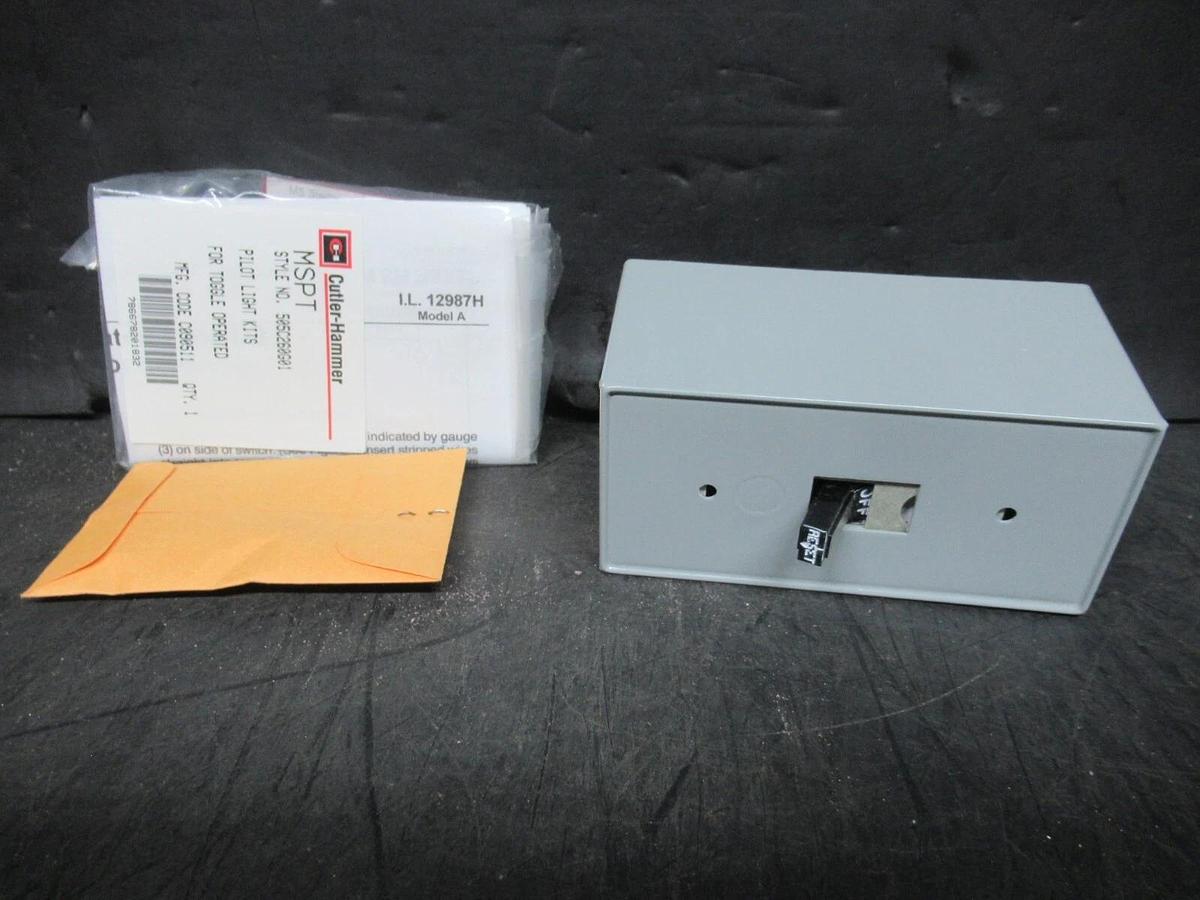 NEW SURPLUS EATON MANUAL MOTOR START 369D454G05 SINGLE POLE 1 HP 277 VAC