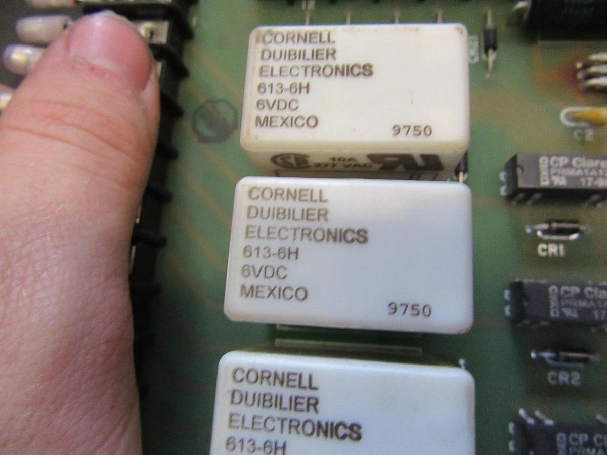 Used EXIDE SUPERVISORY CONTACTS RELAY BOARD 118302402 REV B 101250674 R1