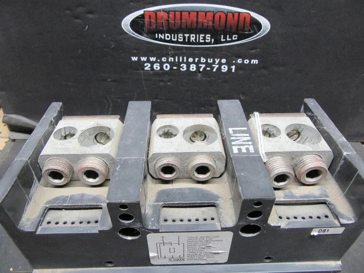 Used GE MOLDED CASE SWITCH TJJ436400 400 AMP 600 VAC 3-POLE **WARRANTY INCLUDED**