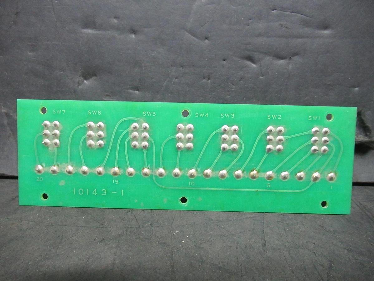 Used SWITCH CIRCUIT BOARD 10143-1 **WARRANTY INCLUDED**
