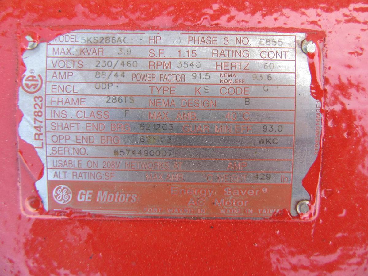 Refurbished 40 HP BELL & GOSSETT 2.5" X 3" 1510 CENTRIFUGAL WATER PUMP 3500 RPM 7.625" IMP