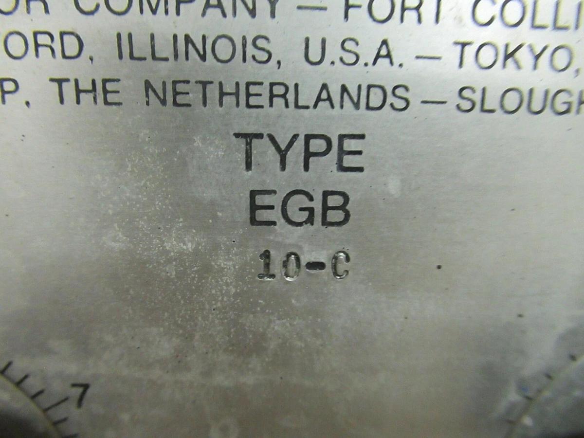 Used WOODWARD EGB SPEED GOVERNOR 10-C 10 FT/LB DESIGNATION 8240-111 RPM 600 - 1184