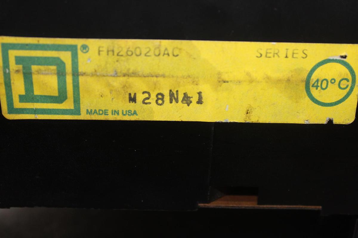 Used SQUARE D I-LINE CIRCUIT BREAKER FA34015 15 AMP 480 VAC 3-POLE