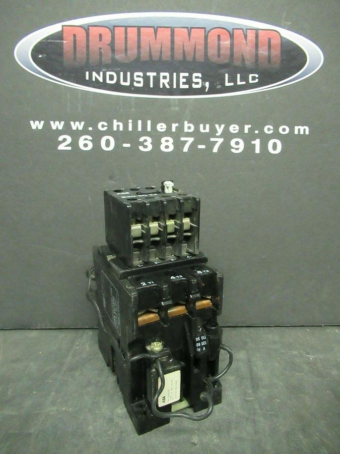 Used ABB CONTACTOR B30 AUX. 45 AMP 600 VAC 30 HP **WARRANTY INCLUDED** W/ B30-30-22