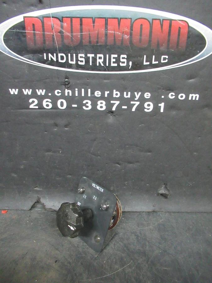 Used ELECTROSWITCH SERIES 31 CONTROL SWITCH 3104C 3-PHASE 125-600 VAC 10-3 AMP