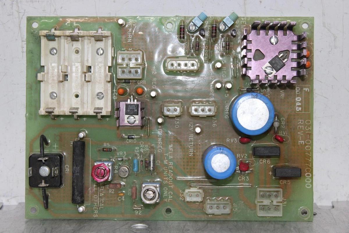 Used YORK CHILLER STARTER CIRCUIT BOARD 031-00777C000 REV. E **WARRANTY**