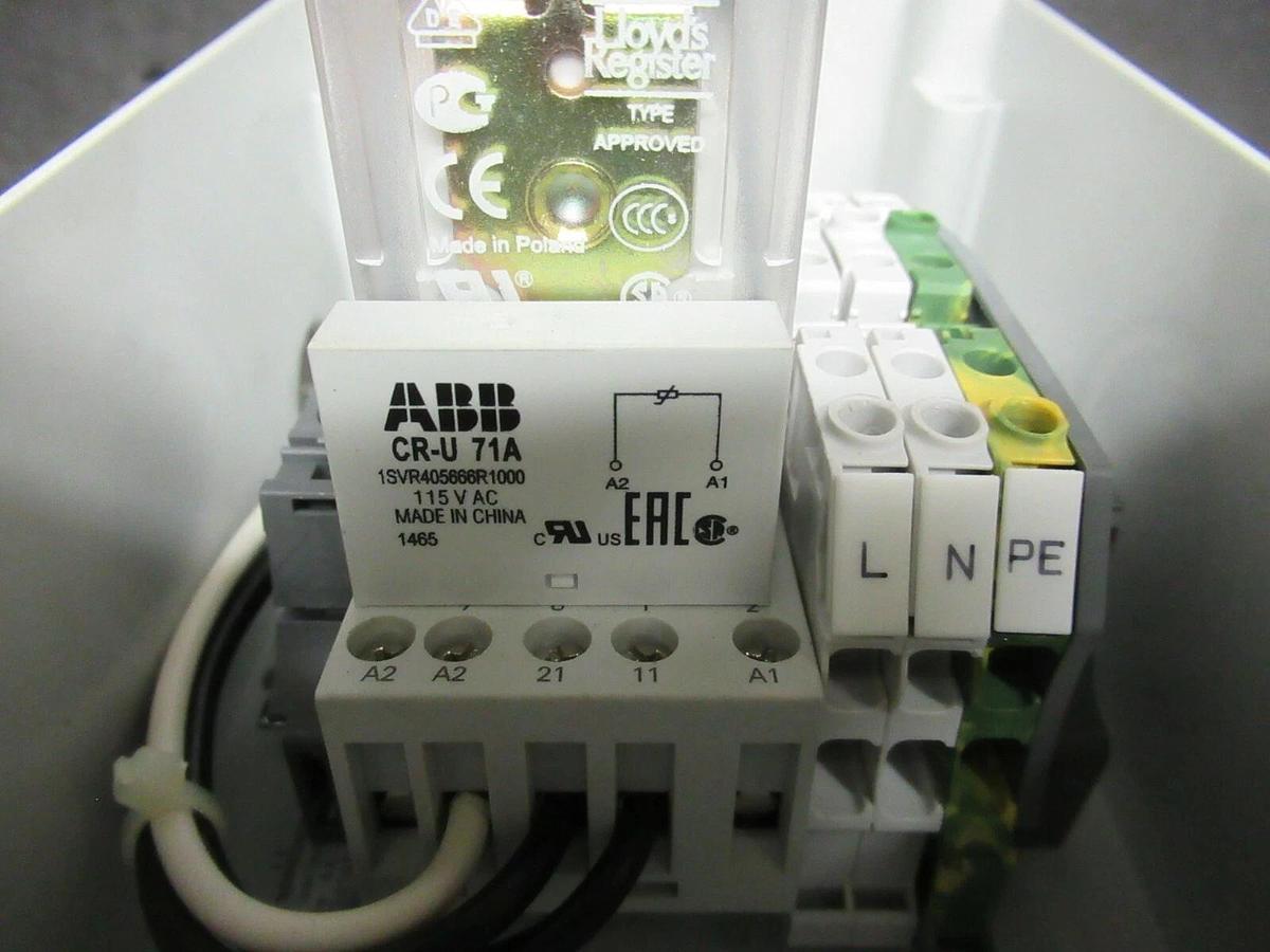 ABB ENCLOSED RELAY CR-U120AC2 71 AMP 115V 1SVR-405-621-R2000 *WARRANTY*