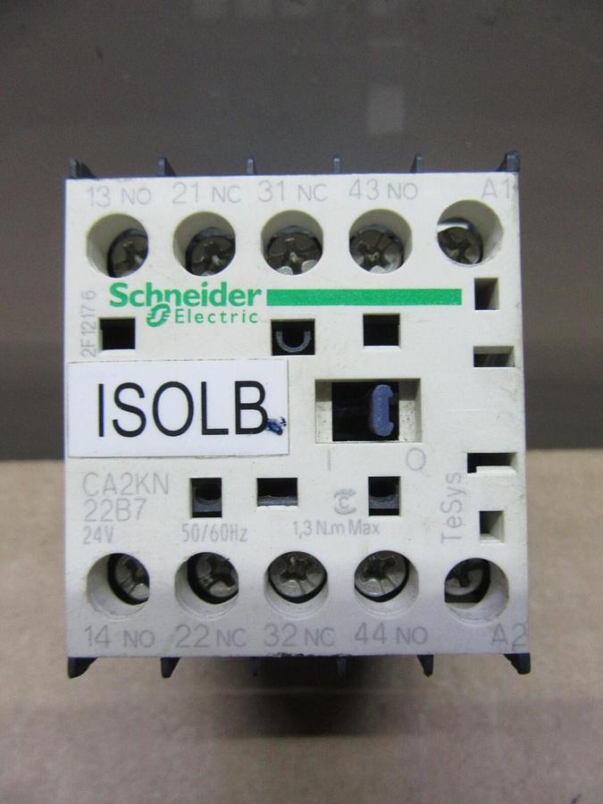 Used LOT OF 3 TELEMECANIQUE RELAY CA2KN-22B7 600 VOLT 10 AMP **WARRANTY**