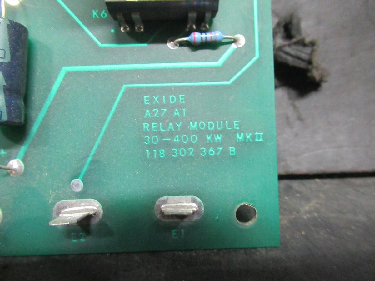 Used EXIDE RELAY MODULE BOARD 101072347 REV. C3 118302367 REV. B *WARRANTY INCLUDED*