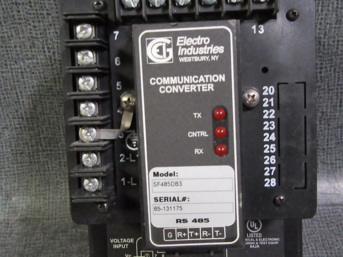 Used ELECTRO INDUSTRIES FUTURA + SERIES CPU1000 MULTIFUNCTION POWER 2000/5A