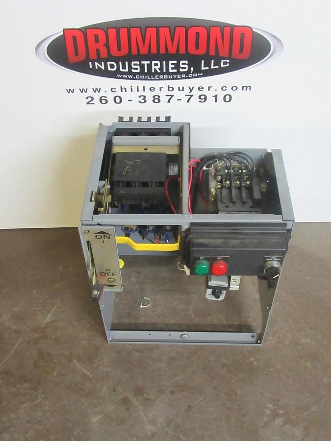 Used SQUARE D MCC FUSIBLE STARTER BUCKET 18" MODEL: 5 NEMA 1 W/8536-SCO3 *NO DOOR*