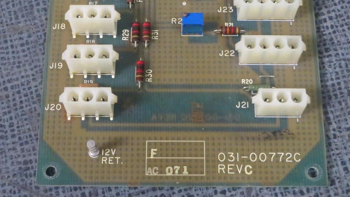 Used YORK CHILLER START CARD CIRCUIT BOARD MODEL: 031-00772C REV C **WARRANTY**