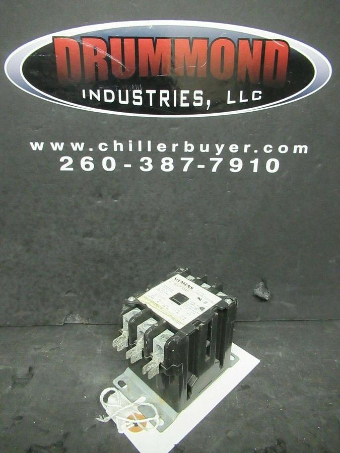 Used SIEMENS CONTACTOR 42CF35AF 40 AMP 50 AMP/RES 600 VOLT 20 HP