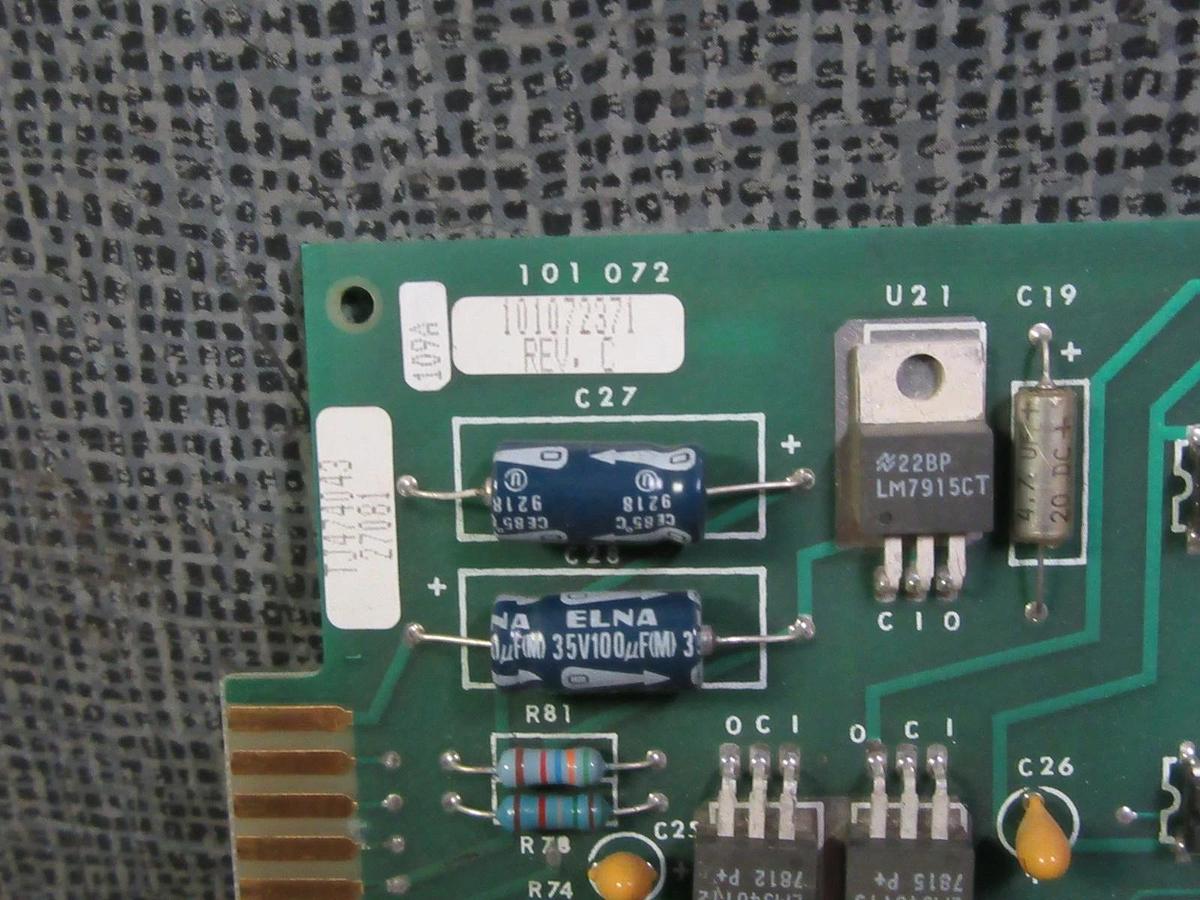 Used EXIDE DCVI CONTROL CARD CIRCUIT BOARD 101072371 REV C A13A2 MKU-2 118302383 C