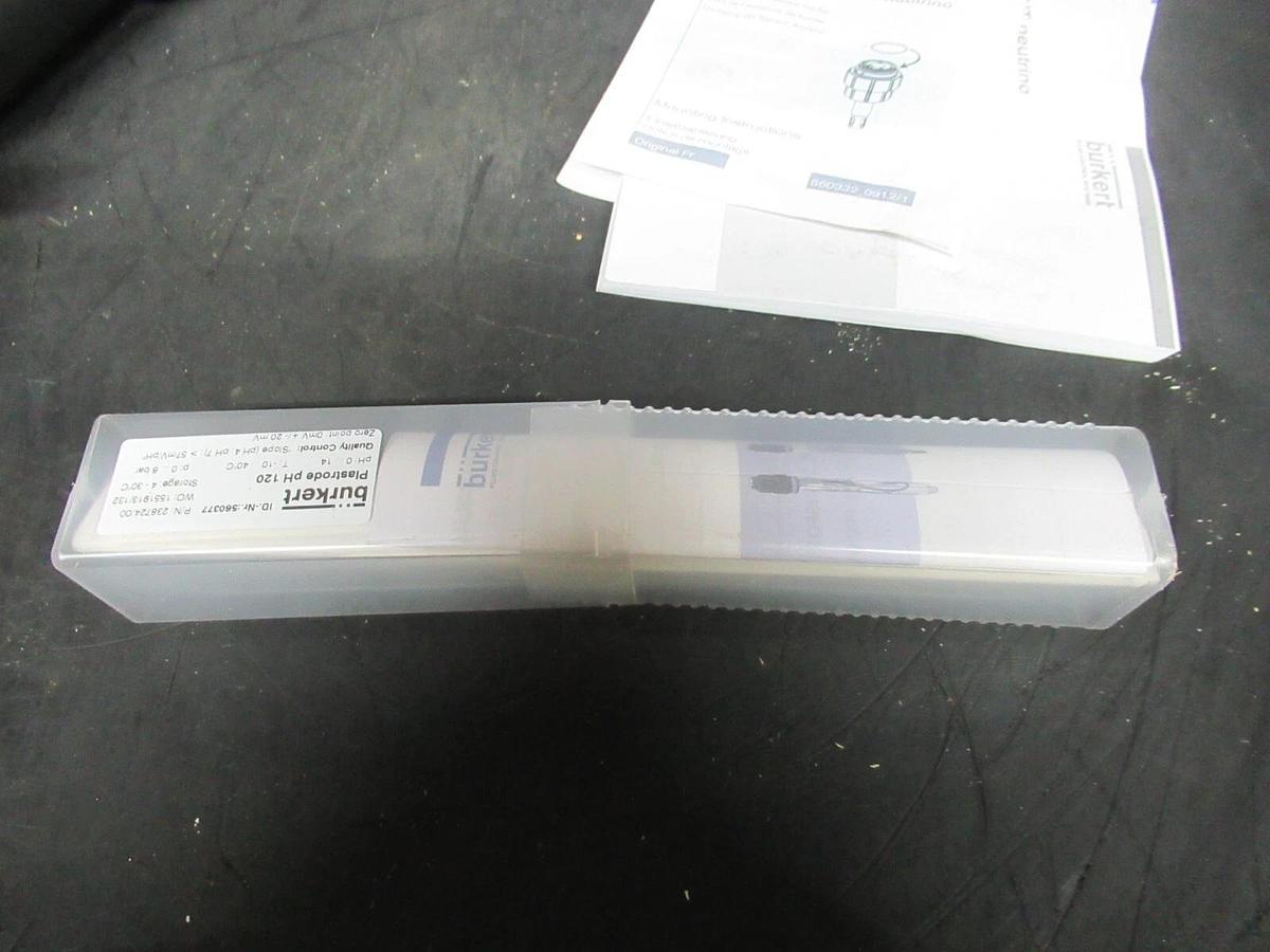 NEW SURPLUS BURKERT PLASTRODE-PH-120 NEUTRINO ELECTRODE 238724/00 00562192