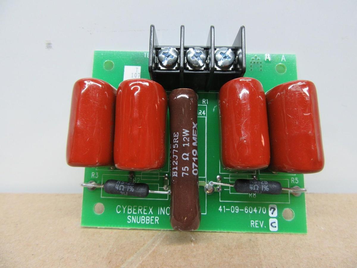 CYBEREX SNUBBER CIRCUIT BOARD 41-09-604707 REV. C **WARRANTY INCLUDED**