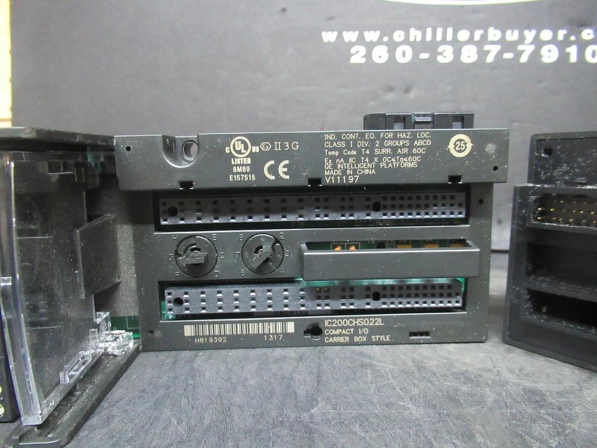Used GE FANUC INPUT I/O AND ANALOG INPUT IC200CHS022L W/ IC200ALG262J **WARRANTY**