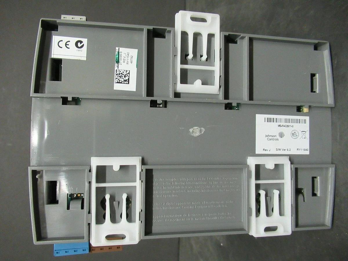 Used JOHNSON CONTROLS ADVANCED FIELD EQUIPMENT CONTROLLERS MS-FAC2611-0 REV. J