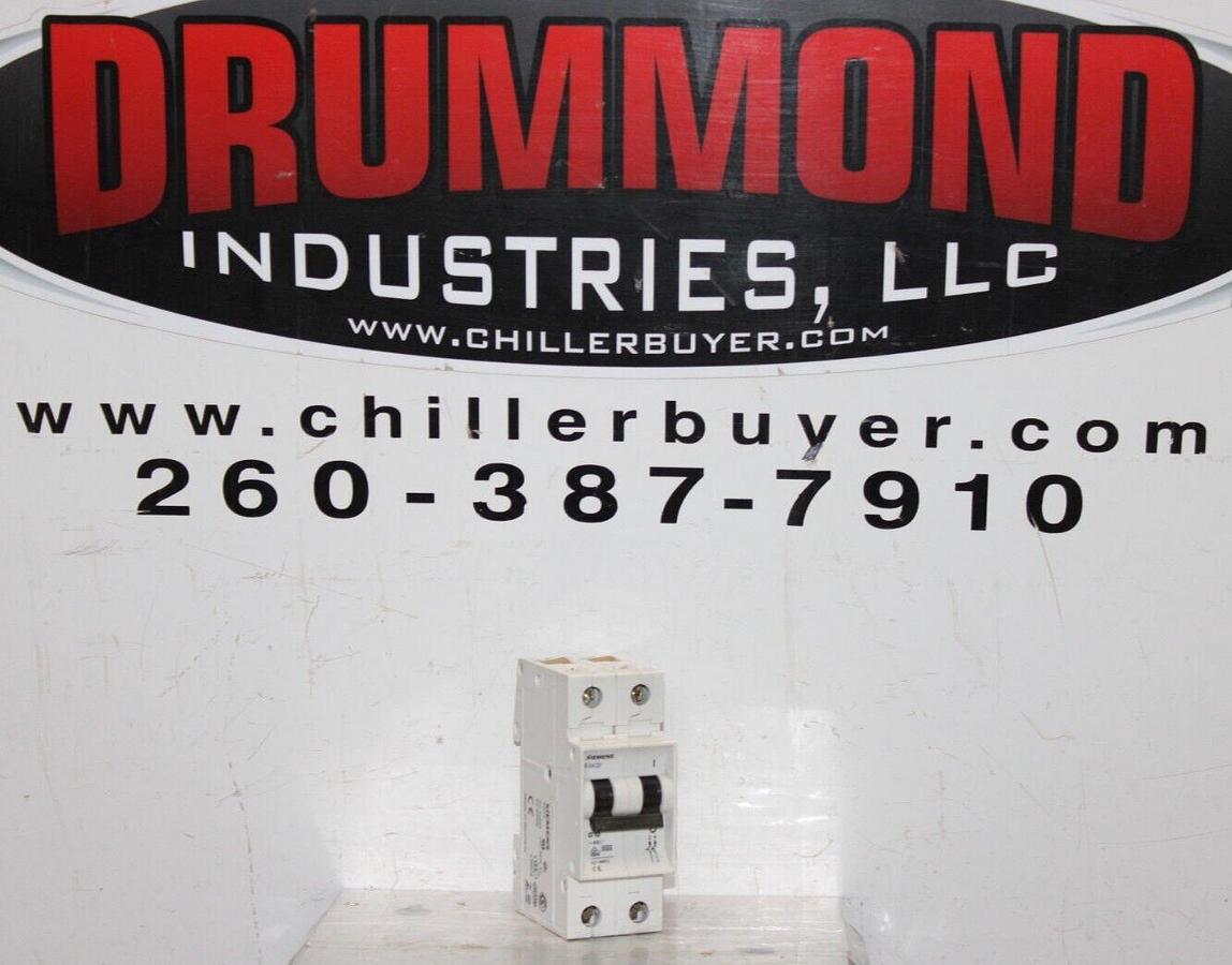 Used SIEMENS CIRCUIT BREAKER 5SX2 5SX22-D10 2-POLE 480 VAC **WARRANTY INCLUDED**