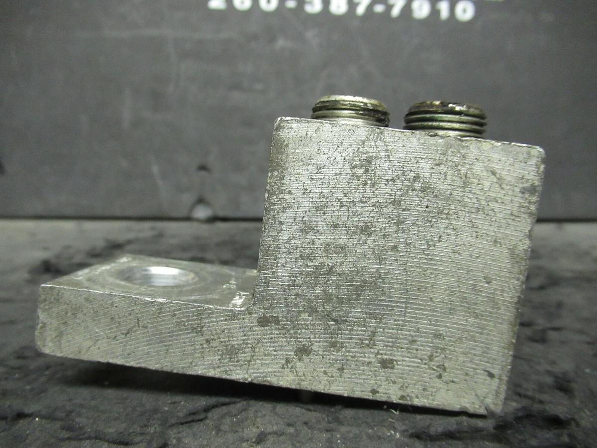 Used (2 QTY) SQUARE D A-800S 1 SINGLE BARREL MECHANICAL CONNECTOR LUG TAP 800MCM  3/0