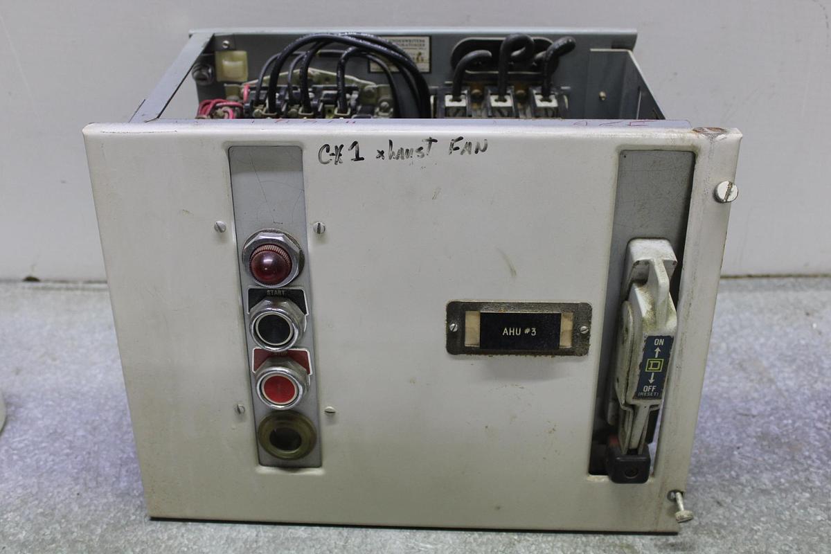 Used SQUARE D MOTOR CONTROL STARTER BUCKET MCC MODEL 4 12" NEMA 2