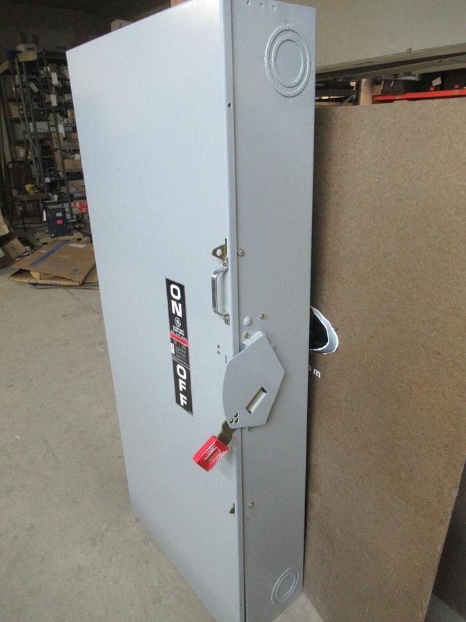 NIB GE 400 AMP HEAVY DUTY SAFETY SWITCH TH3365 TYPE 1 3-POLE 350 HP 600 V