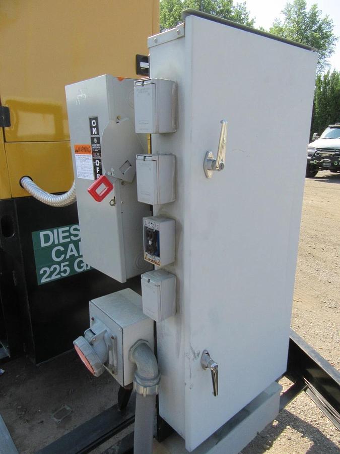 Used 60 KW DIESEL GENERATOR KATOLIGHT 120/240 & 480V JOHN DEERE RENTAL SPEC. TRAILER