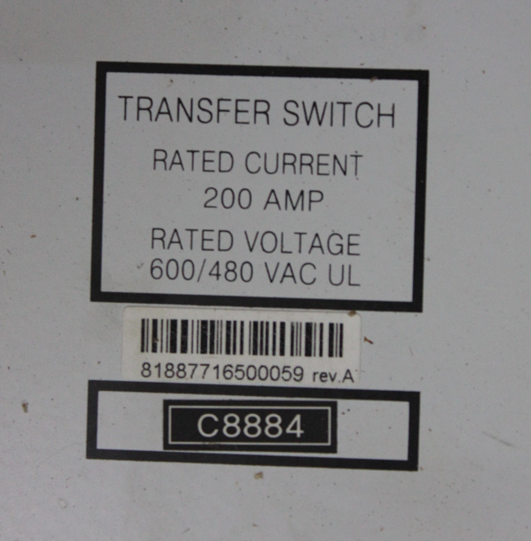 Used LIEBERT PRESSURE SWITCH RFS-4200-004 B02-0190 15 AMP 277 VAC