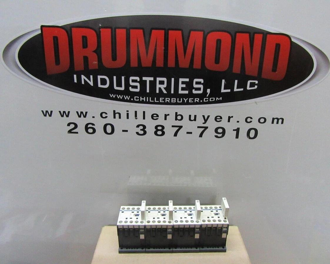 Used LOT OF 4 SQUARE D RELAY LC1K06-01F7 600 VOLT 15 AMP 3-PHASE W/ INDICATOR