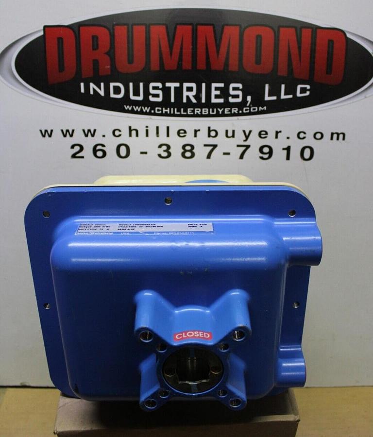 Used VALVCON ACTUATOR LVW2000N115A 2000 IN-LBS 55 SEC CYCLE 115V 0.8A NEMA 4